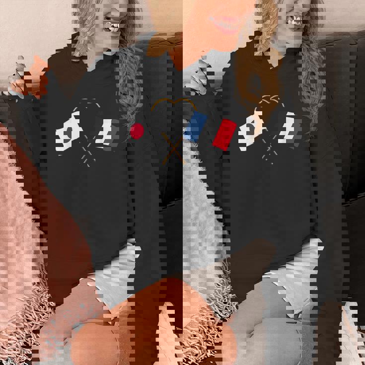 Japanese Flag France Flag フランス遺産 フランスのルーツ 日本の国旗 フランスの国旗 パーカー