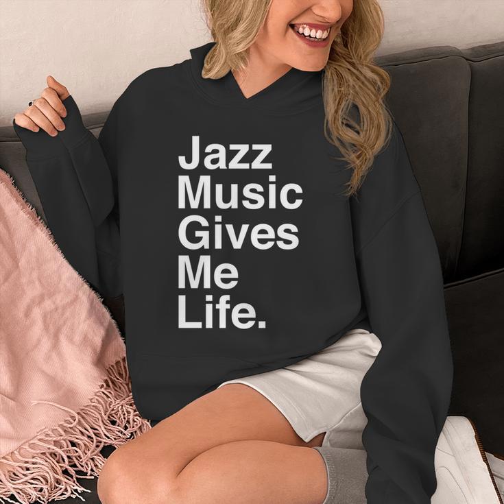 Jazz Music Gives Me Life Quote 長袖tシャツ パーカー