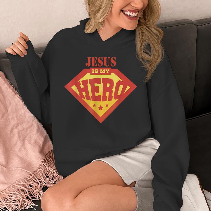Jesus Is My Superhero Hero Fun Comic Book Unisex Hoodie