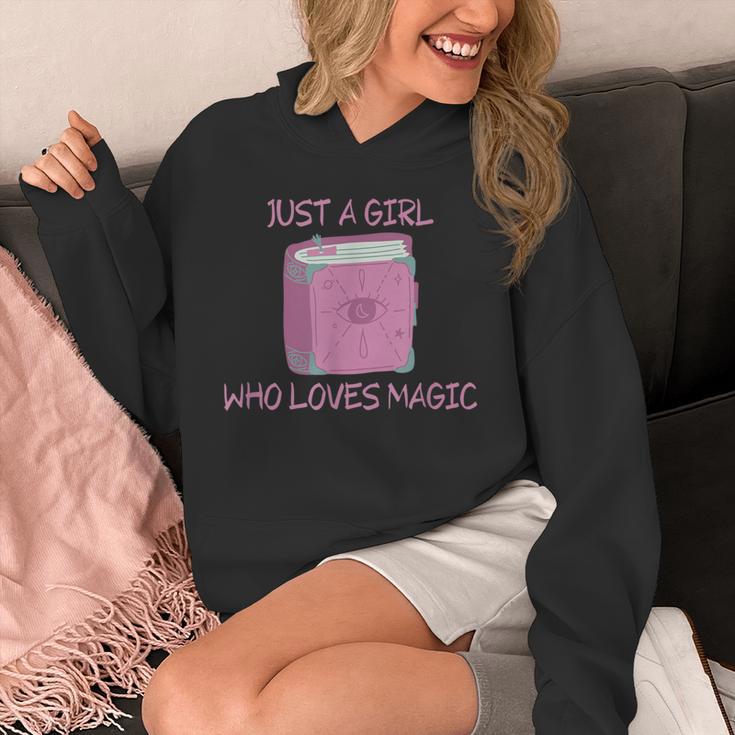 Just a Girl Who Loves Magic Spells Book Unisex Hoodie