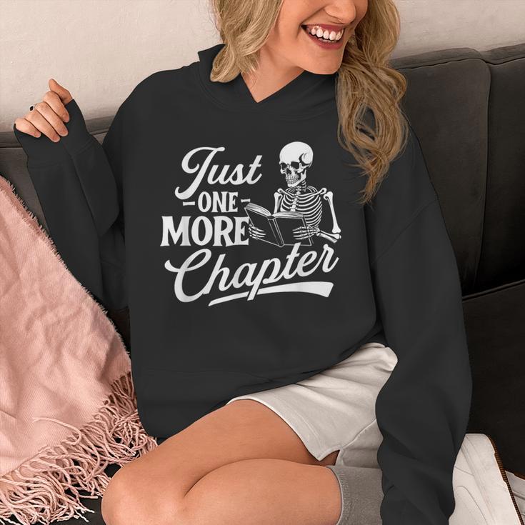 Just One More Chapter Book Lover Reading Bookworm Reader Unisex Hoodie