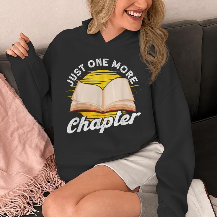 Just One More Chapter Book Reading Bookworm Unisex Hoodie