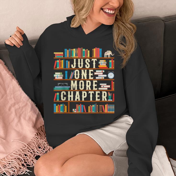 Just One More Chapter Book Reading Lover Bookworm T-Shirt Unisex Hoodie