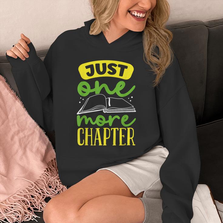 Just One More Chapter Bookworm Book Reading Unisex Hoodie