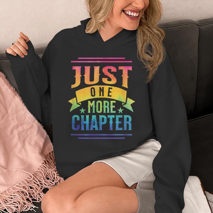 JUST ONE MORE CHAPTER Fun Reading Book Lover Unisex Hoodie