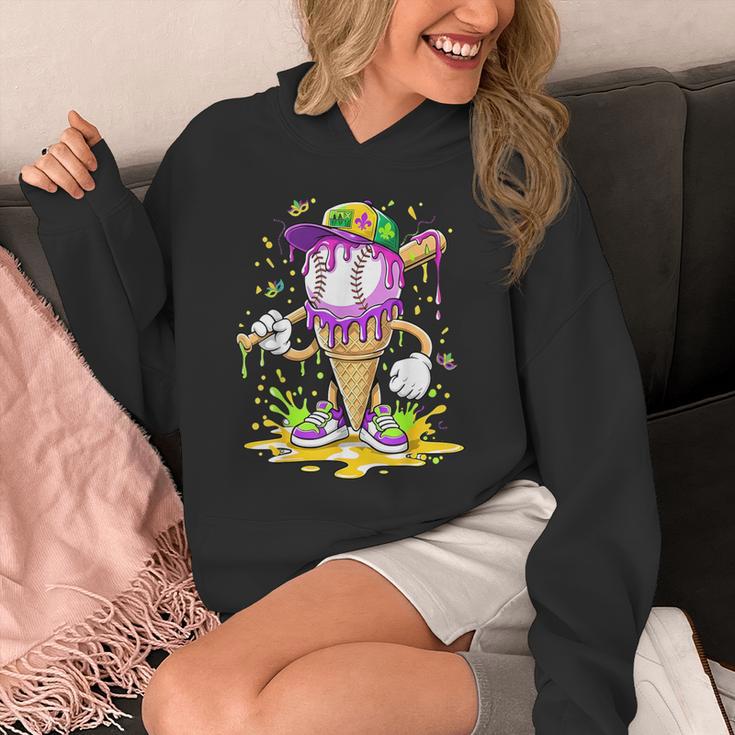 Kids Baseball Drip Ice Cream Apparel Kids Boys Mardi Gras Unisex Hoodie Kids Baseball Drip Ice Cream Apparel Kids Boys Mardi Gras Unisex Hoodie