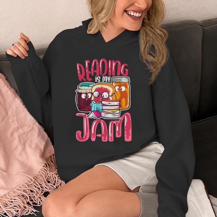 Kids Teacher I Love To Read Books Reading Is My Jam Unisex Hoodie