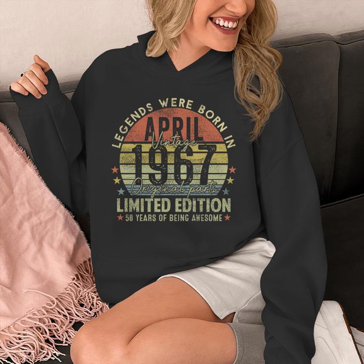 Legendince April 1967Intage 58Th Birthday Made In 1967 長袖tシャツ パーカー