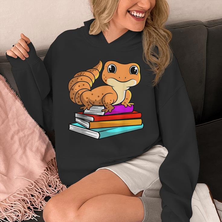 Leopard Gecko With Book Lizard Reptile Lover Unisex Hoodie Leopard Gecko With Book Lizard Reptile Lover Unisex Hoodie