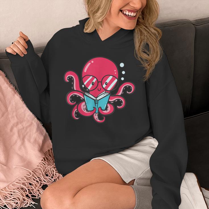 Librarian Book Sea Ocean Giant Squid Reading Octopus Unisex Hoodie Librarian Book Sea Ocean Giant Squid Reading Octopus Unisex Hoodie
