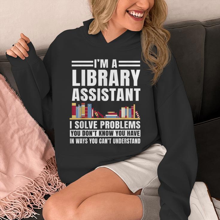Library Assistant Books Librarian Associate Curator Keeper Unisex Hoodie