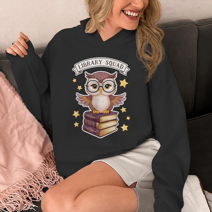 Library Squad Book Owl Wisdom Nerd Librarian Club Unisex Hoodie Library Squad Book Owl Wisdom Nerd Librarian Club Unisex Hoodie
