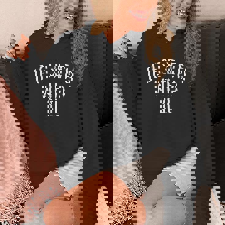 Life Is Better With A Bill ファニーネームtシャツ Billy パーカー