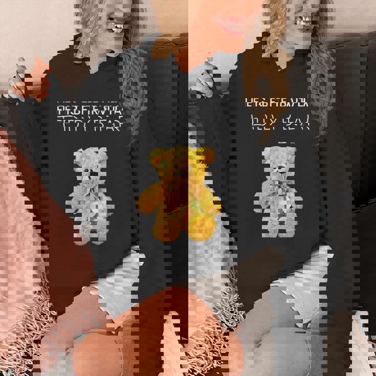 Life Is Better With A Teddy Bear All Life Matters テディベア パーカー