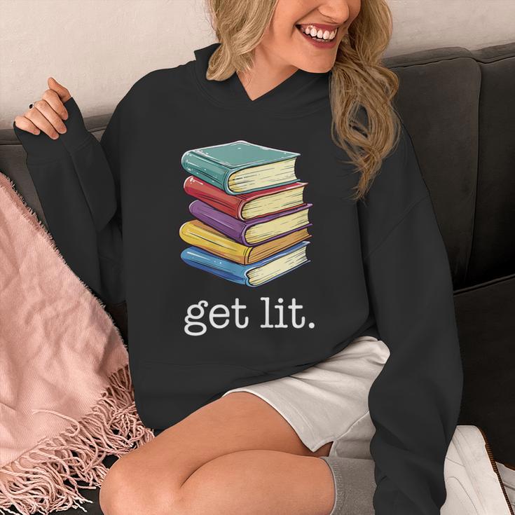 Get Lit Reading Book Unisex Hoodie