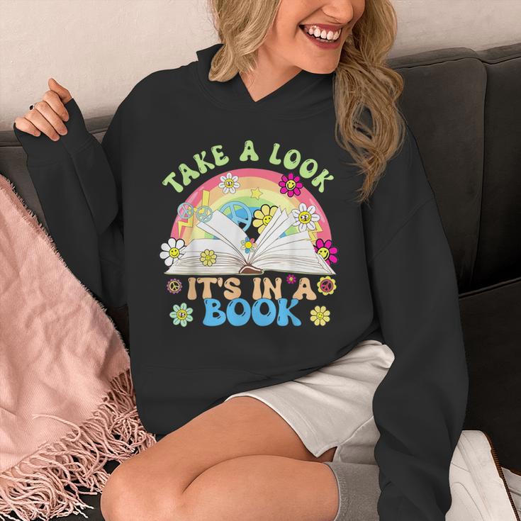 Take A Look Its In Book Books Lover Librarian Bookworm Unisex Hoodie