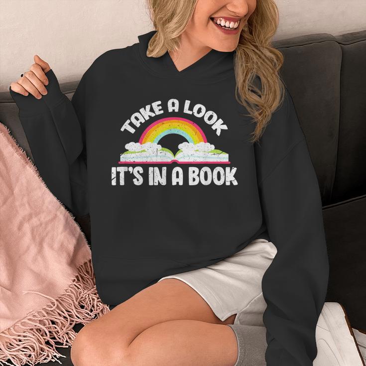 Take A Look It's In A Book Bookworm Reading Unisex Hoodie