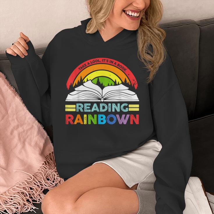 Take A Look It's In A Book Reading Retro Rainbow Vintage Unisex Hoodie Take A Look It's In A Book Reading Retro Rainbow Vintage Unisex Hoodie