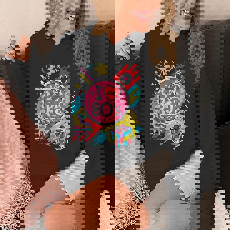 I Love The 80年代シャツ 80年代服 男女兼用 1980年代 パーカー