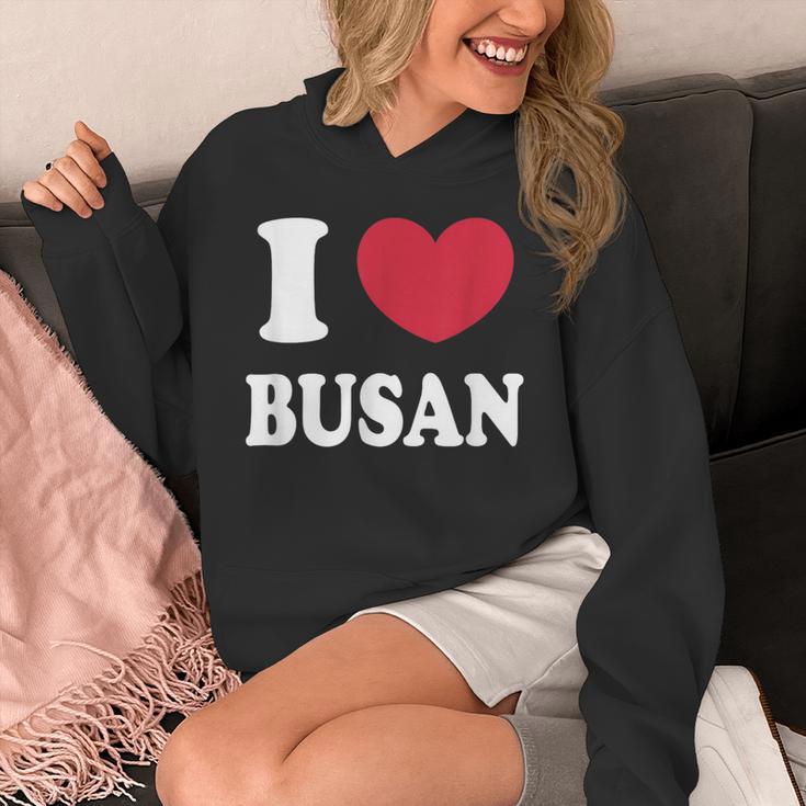 I Love Busan 釜山が大好きです パーカー