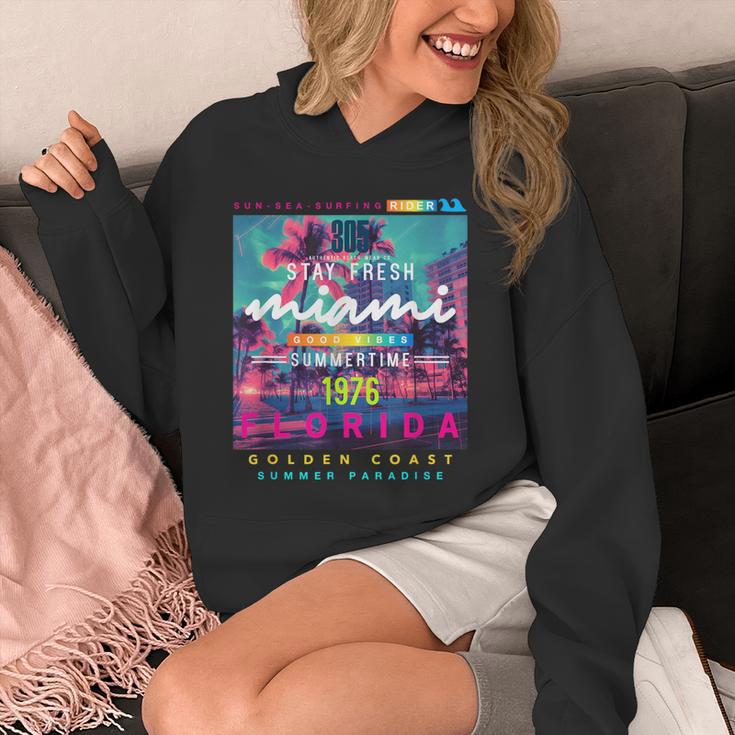 I Love Miami & Miami Loves Me Cool Miami Illustration パーカー
