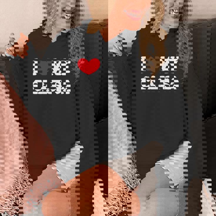 I Love My Cajsa アイ・ラブ・マイ・カジサ 長袖tシャツ パーカー