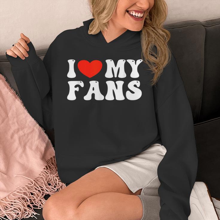 I Love My Fans パーカー