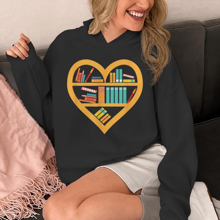 I Love Reading Heart Love Books Reading Club Unisex Hoodie