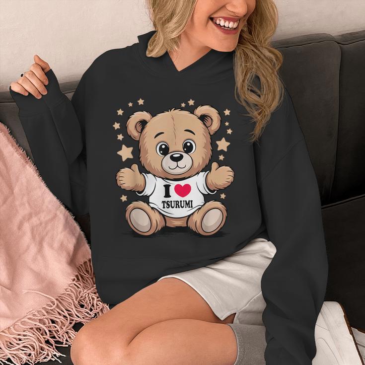 I Love Tsurumi Teddy Bear 鶴見テディベアが大好き パーカー
