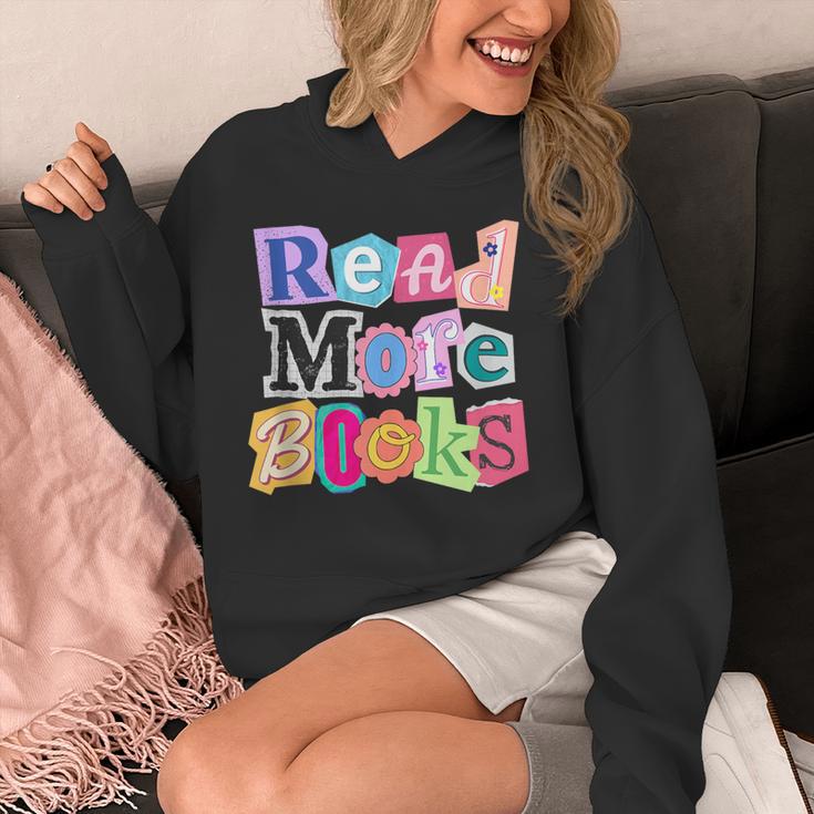 Magazine Letters Read More Books Unisex Hoodie Magazine Letters Read More Books Unisex Hoodie