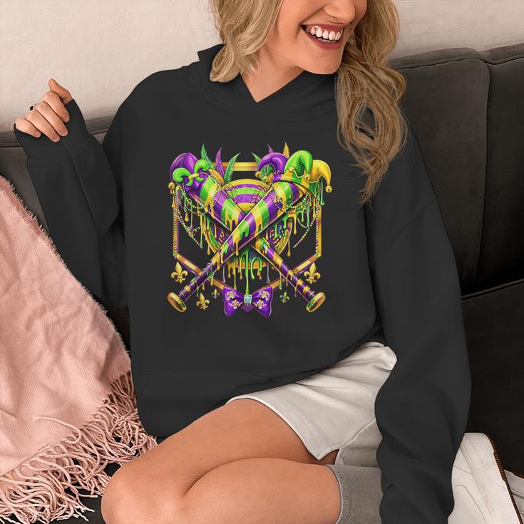 Mardi Gras Baseball Jester Hat New Orleans Men Women Kid Unisex Hoodie Mardi Gras Baseball Jester Hat New Orleans Men Women Kid Unisex Hoodie