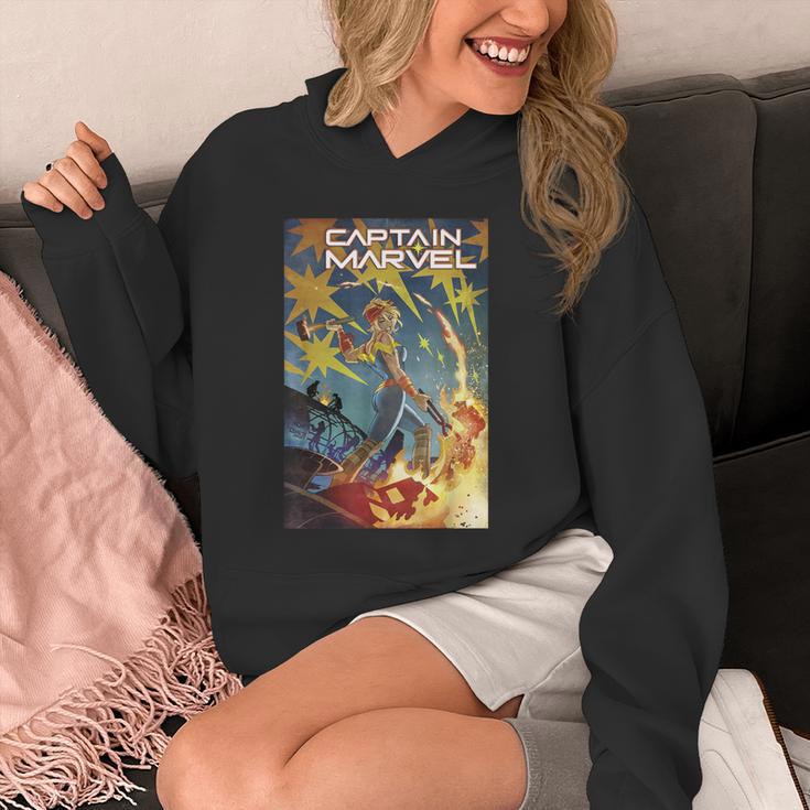Marvel Comixology Captain Marvel She-Hulk Comic Book Cover Unisex Hoodie Marvel Comixology Captain Marvel She-Hulk Comic Book Cover Unisex Hoodie