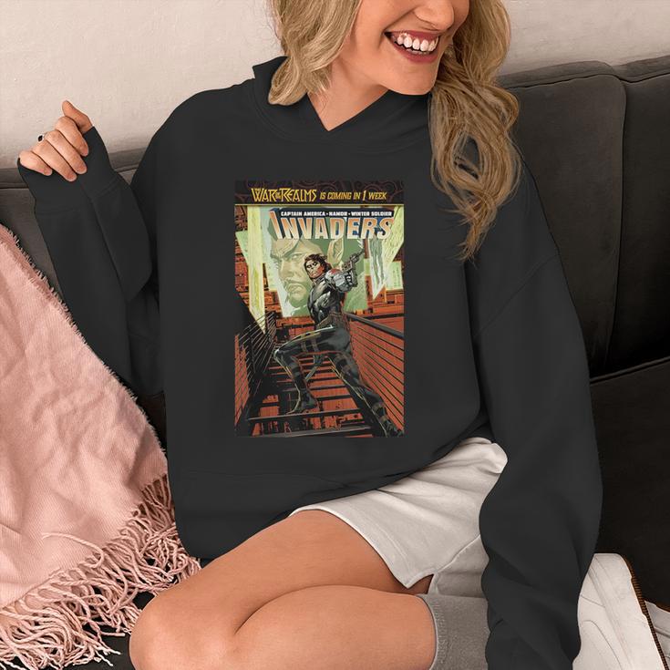 Marvel Comixology Invaders War Ghost Comic Book Cover Unisex Hoodie