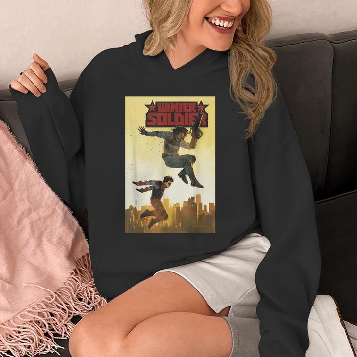 Marvel Comixology Winter Soldier 3 Of 5 Comic Book Cover Unisex Hoodie Marvel Comixology Winter Soldier 3 Of 5 Comic Book Cover Unisex Hoodie