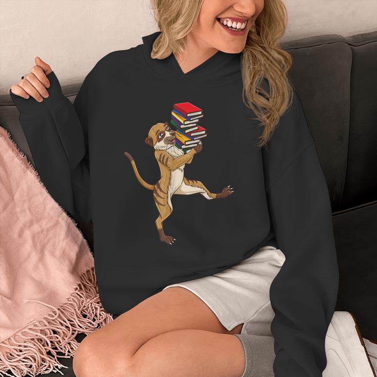 Meerkat Reading Books Unisex Hoodie Meerkat Reading Books Unisex Hoodie
