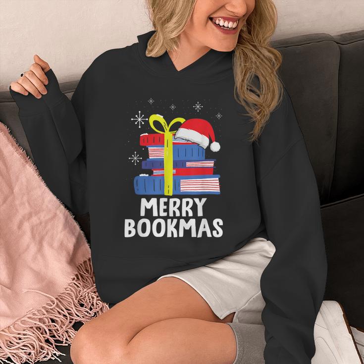 Merry Bookmas Christmas Bookworm Xmas Book Lover Reading Unisex Hoodie