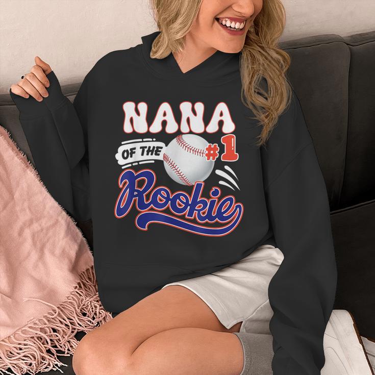 Nana Rookie Of Year 1st Birthday Baseball Theme Matching Unisex Hoodie