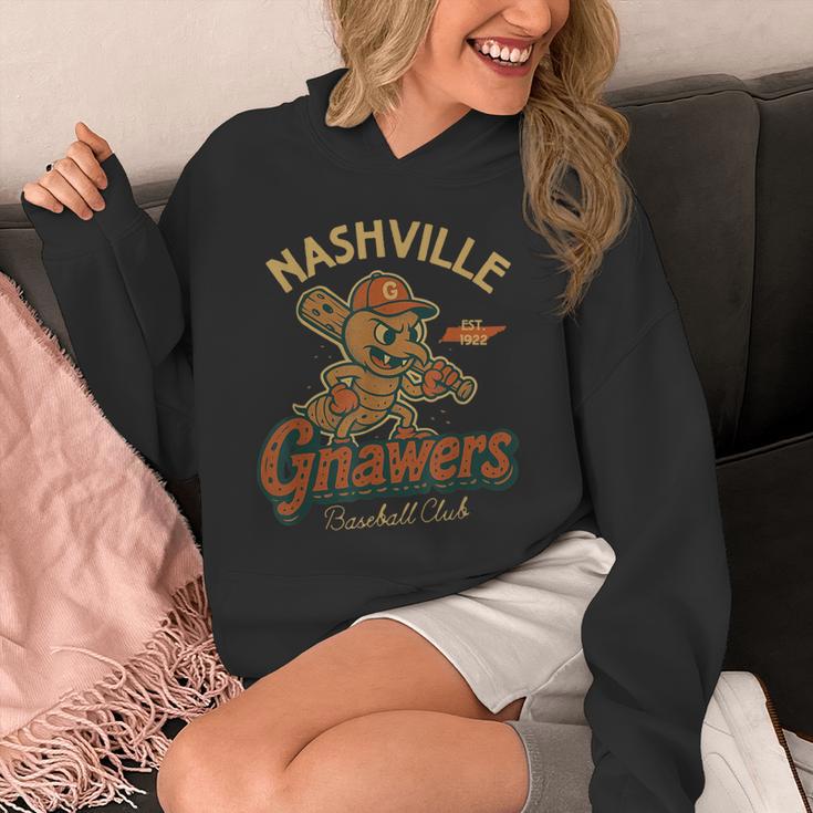 Nashville Gnawers Retro Minor League Baseball Unisex Hoodie Nashville Gnawers Retro Minor League Baseball Unisex Hoodie