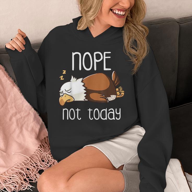 Nope Not Todayleeping American Bald Eagle Nap Early Bird パーカー