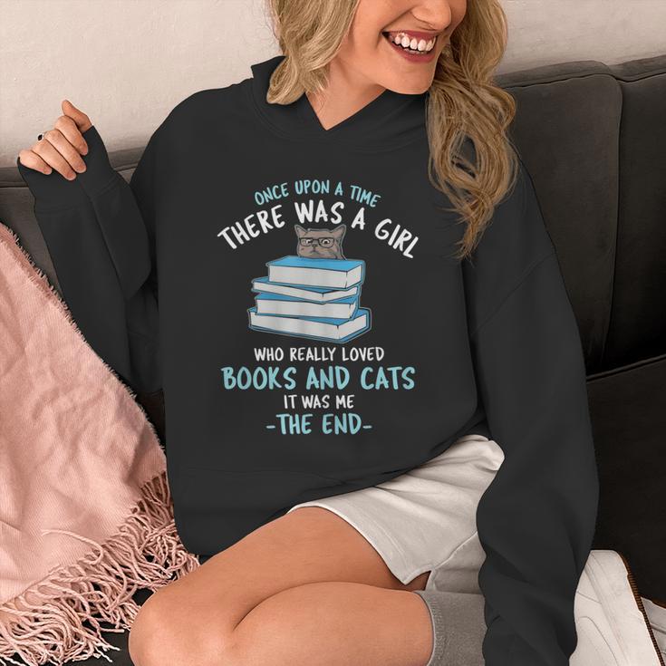 Once Upon a Timee There Was a Girl Who Loved Catts And Books Unisex Hoodie Once Upon a Timee There Was a Girl Who Loved Catts And Books Unisex Hoodie