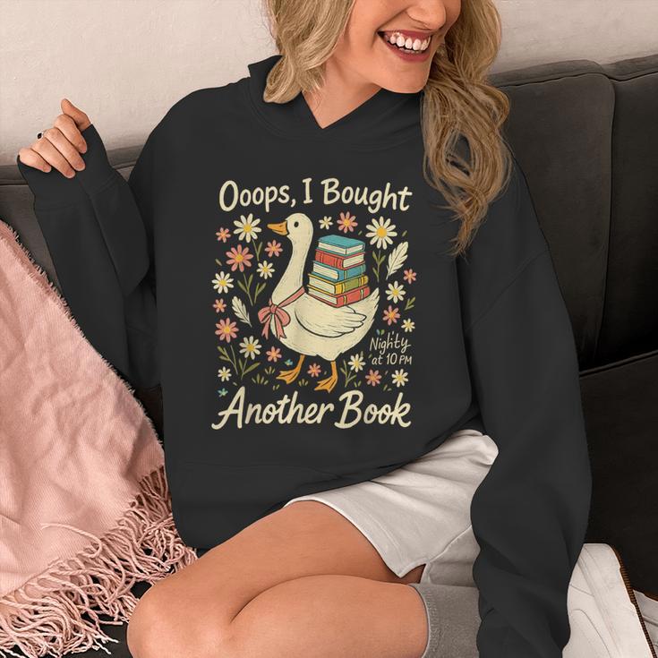 Ooops I Bought Another Book Goose Reader Unisex Hoodie