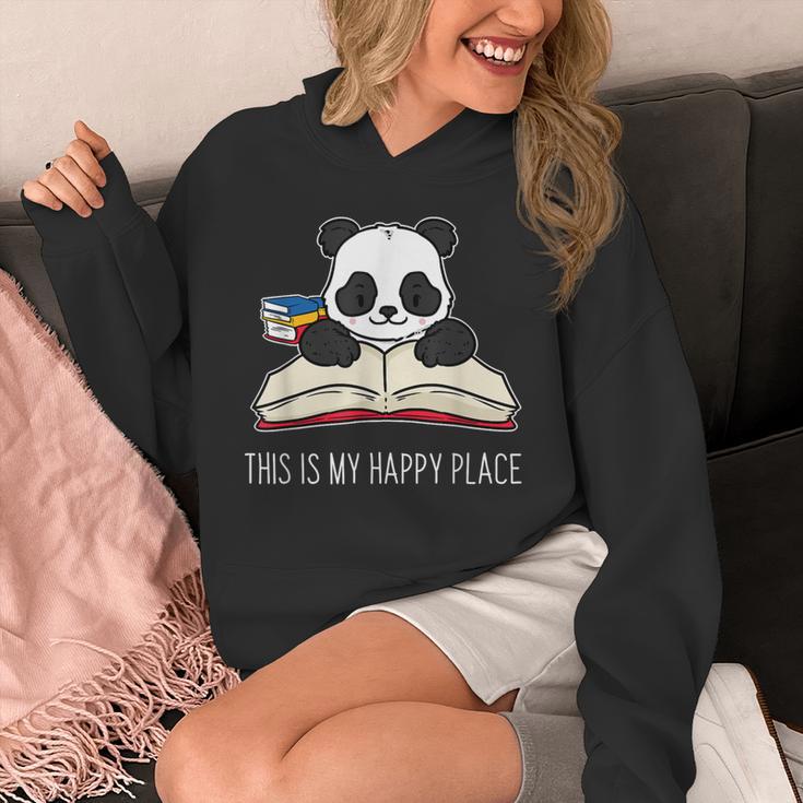 Panda Bear Books Reading Library Saying Unisex Hoodie
