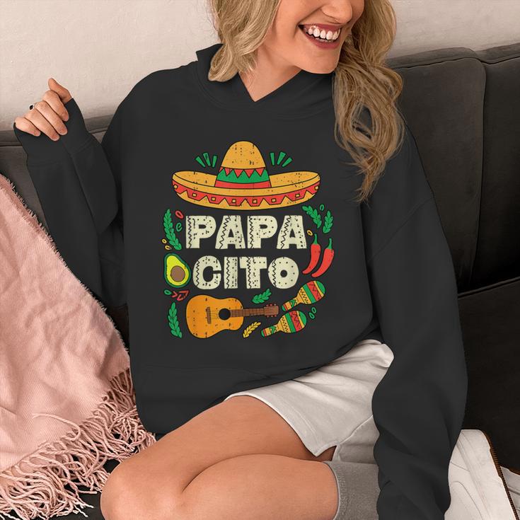 Papacito Family Sombrero Cinco De Mayo Mexican Dad Father Hoodie