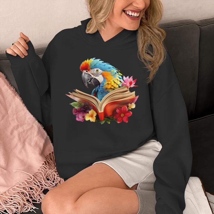 Parrot Reading Book Unisex Hoodie