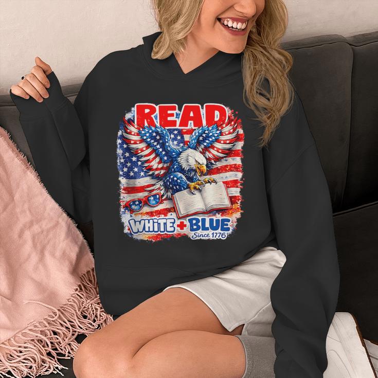 Patriotic Eagle Reading Book Read Blue Since 1776 Unisex Hoodie Patriotic Eagle Reading Book Read Blue Since 1776 Unisex Hoodie