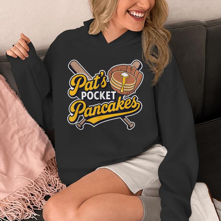 Pat's Pocket Pancakes Baseball Glove Stack Syrup Unisex Hoodie Pat's Pocket Pancakes Baseball Glove Stack Syrup Unisex Hoodie