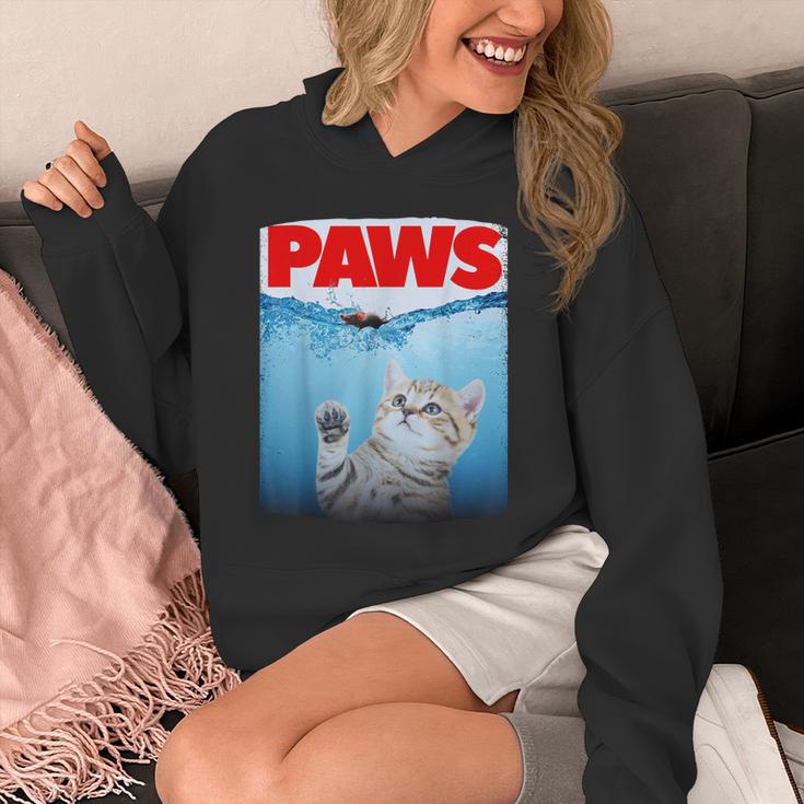 Paws Parody Cat Chasing A Cutecared Mouse Cat Lover パーカー