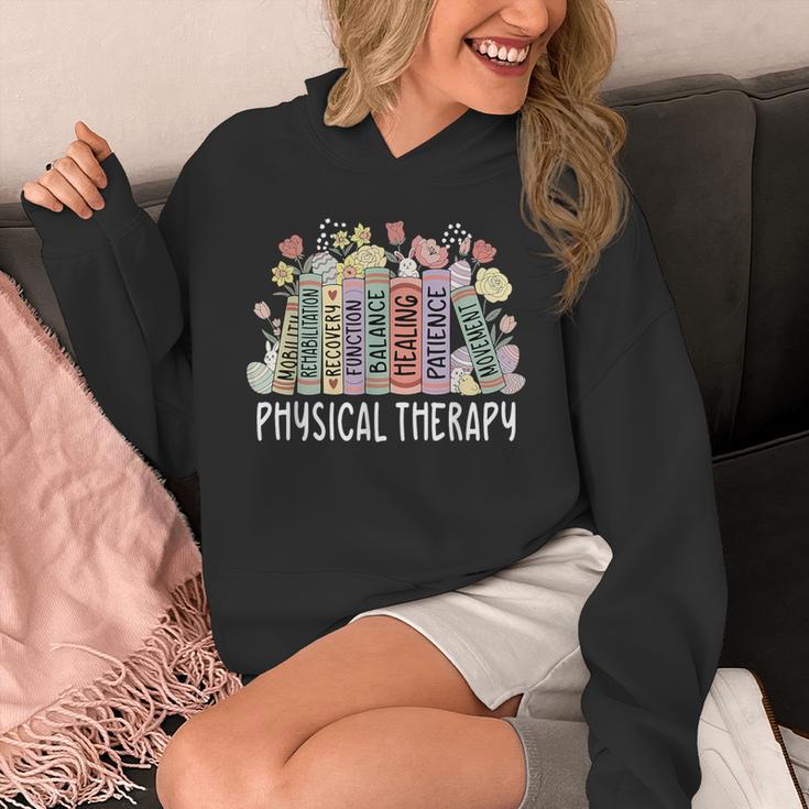 Physical Therapy Floral Book Easter PT Physical Therapist Unisex Hoodie Physical Therapy Floral Book Easter PT Physical Therapist Unisex Hoodie