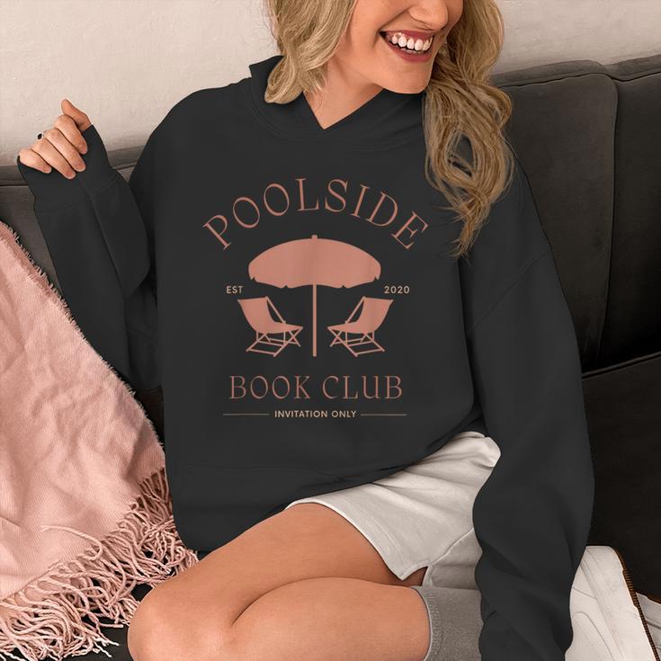 Poolside Book Club Summer Reading Book Lover Swimming Shirt Men Women Unisex Hoodie