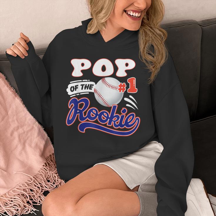 Pop Rookie Of Year 1st Birthday Baseball Theme Matching Unisex Hoodie